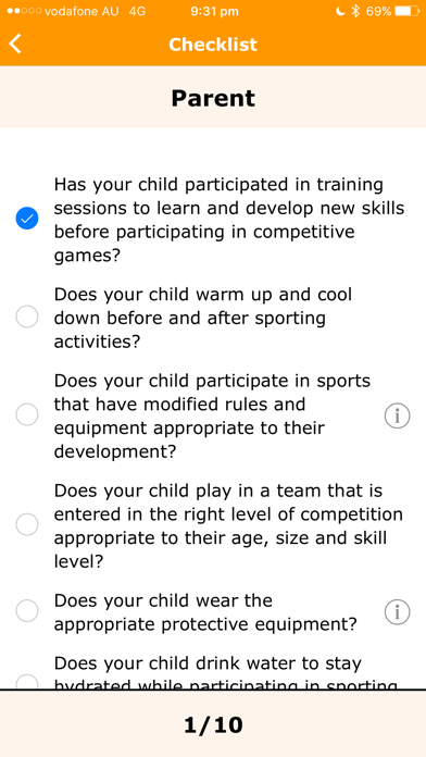 Screenshot #2 pour Kidsafe WA Sports
