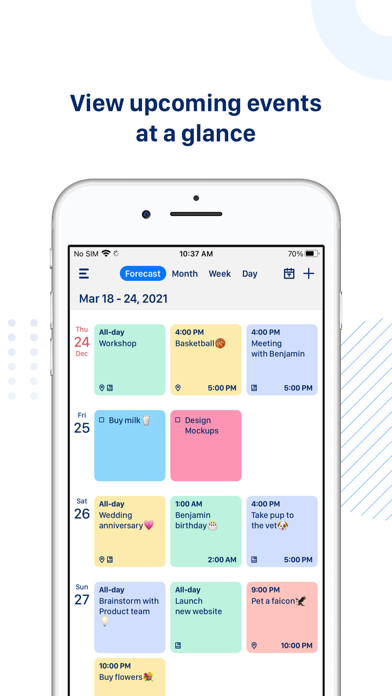 Tiny Calendar: Planner & Tasks Screenshot