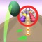 Fast action, colored bubble popping game