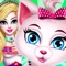 Welcome to play a wonderful kitty care game that you will love because was designed especially for you little girls