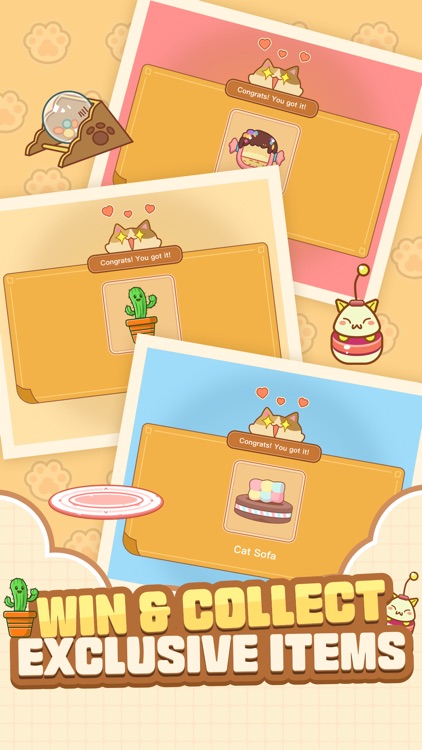 Cat Time - 3 Tiles Match Game screenshot-5