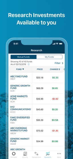 T. Rowe Price Personal® app screenshot