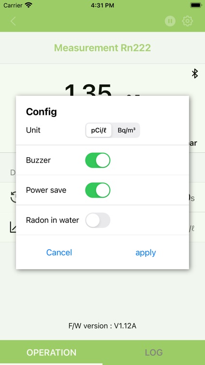 Fast Radon Detector