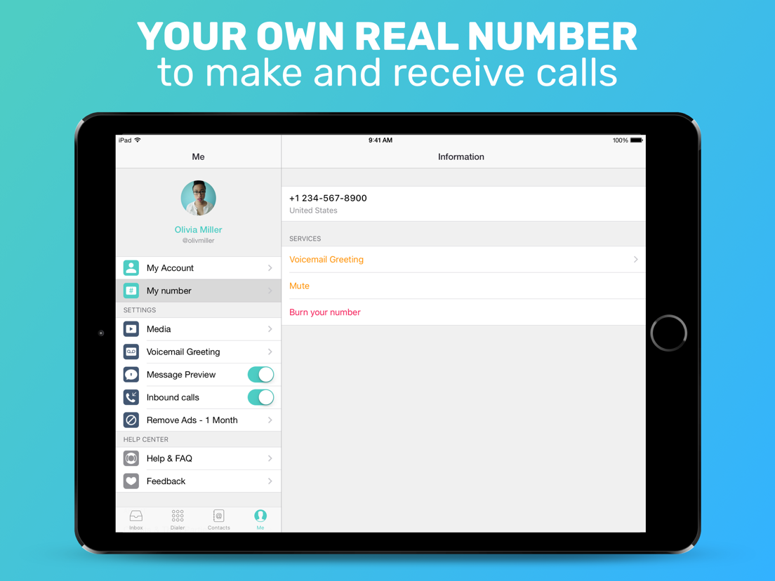 Free Tone Calling Texting App voor iPhone iPad en iPod touch Free Tone Calling Texting App voor iPhone iPad en iPod touch