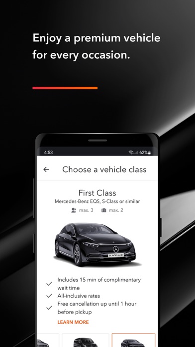 Blacklane - Chauffeur Service screenshot 2