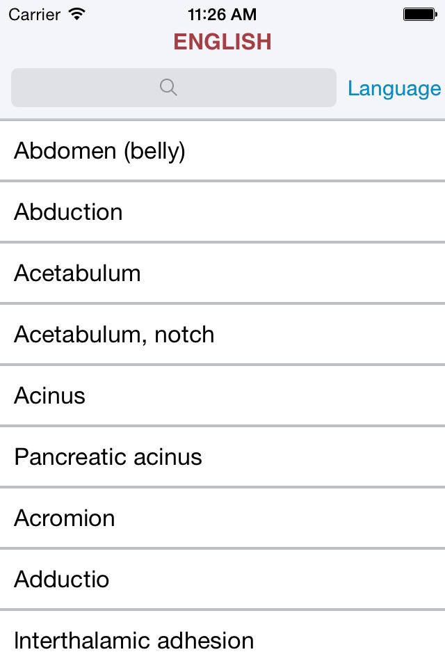 Anatomy Terms screenshot 4