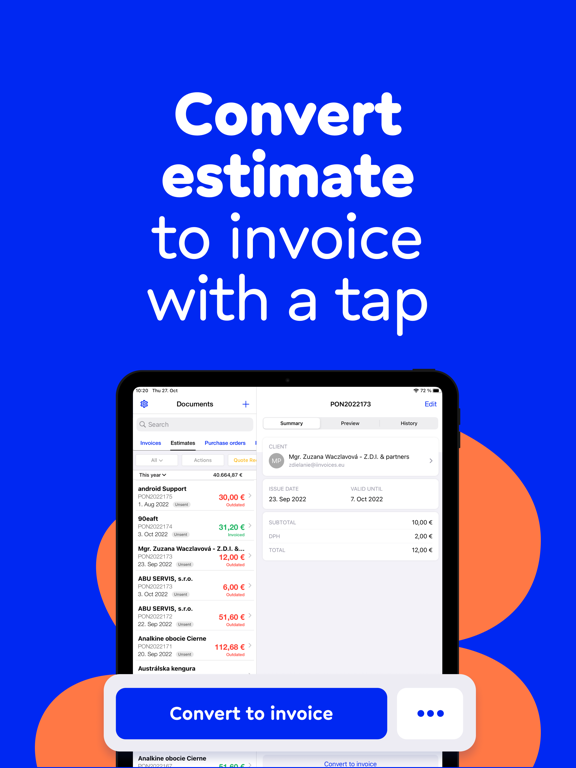 Simple Invoice Maker By Billdu - App Voor IPhone, IPad En IPod Touch ...