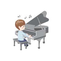Boy playing piano