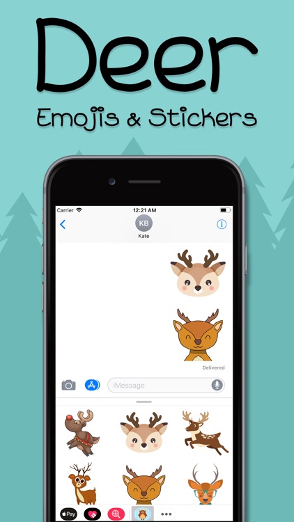 Deer Emoji Stickers screenshot-3