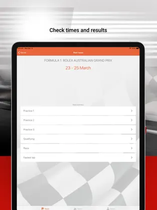 Screenshot 6 Fórmula Calendario 2022 iphone