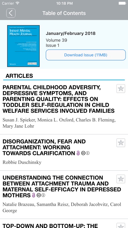 Infant Mental Health Journal screenshot-4