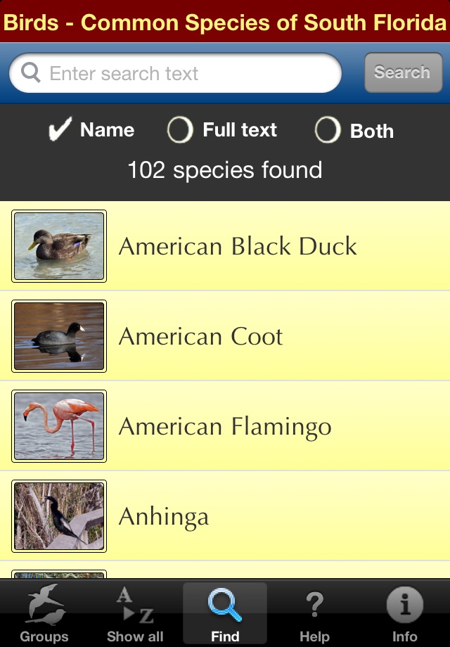 Birds of South Florida screenshot 2