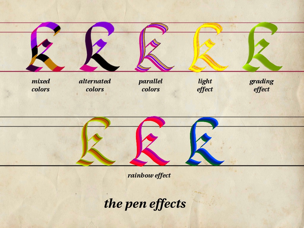 Calligraphy Handbook screenshot 2