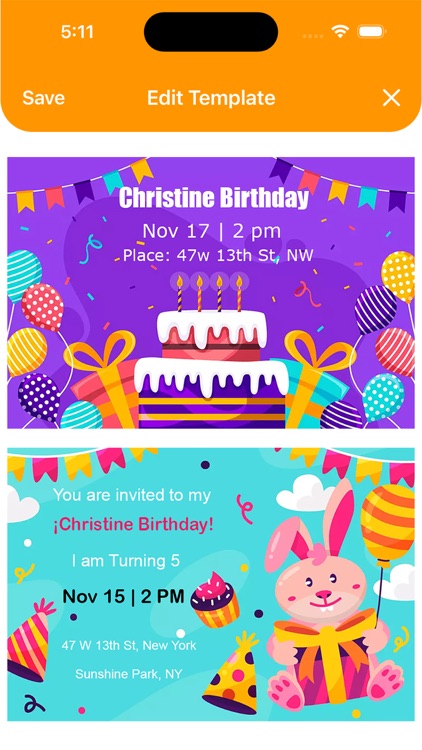 Birthday Invitations Maker screenshot-3