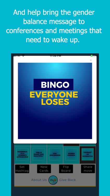 Gender Balance Bingo screenshot-4