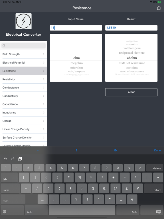 Electrical Converter screenshot 2