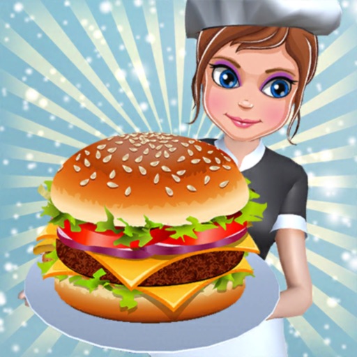 Burger Shop Chef Cooking