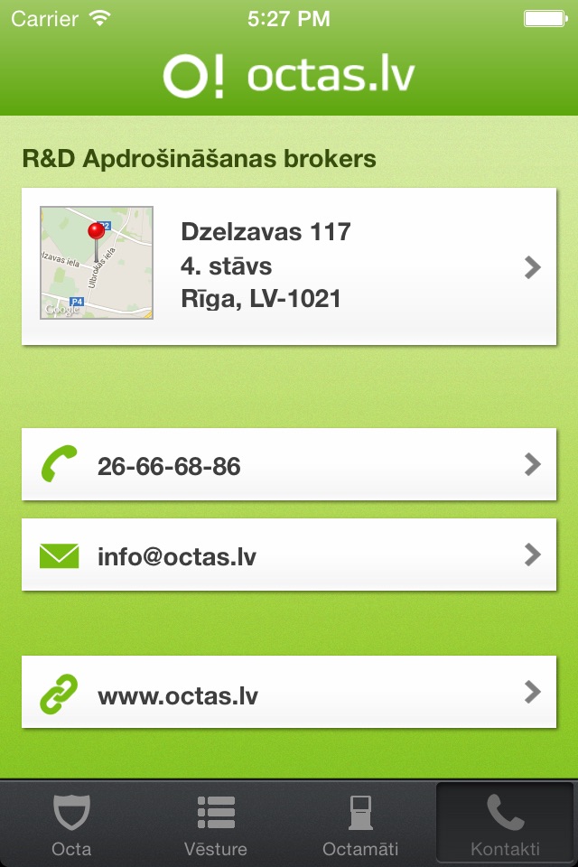Octas.lv screenshot 4