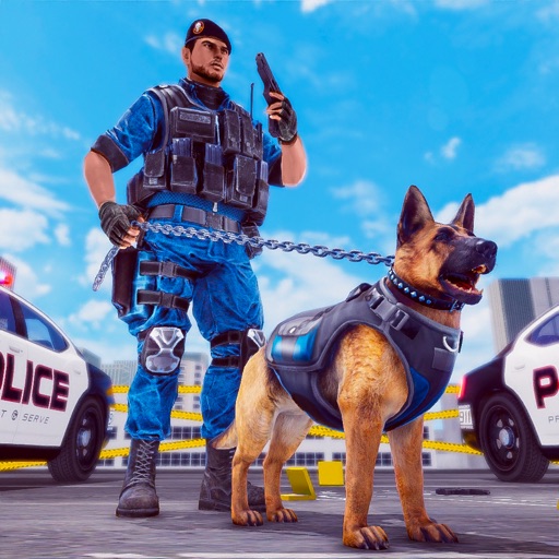 US Police Dog City Security 3D iOS App