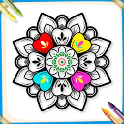 Mandala Color Art Therapy Book