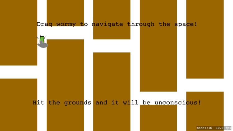 Wormy: Worm Tap and Drag Game