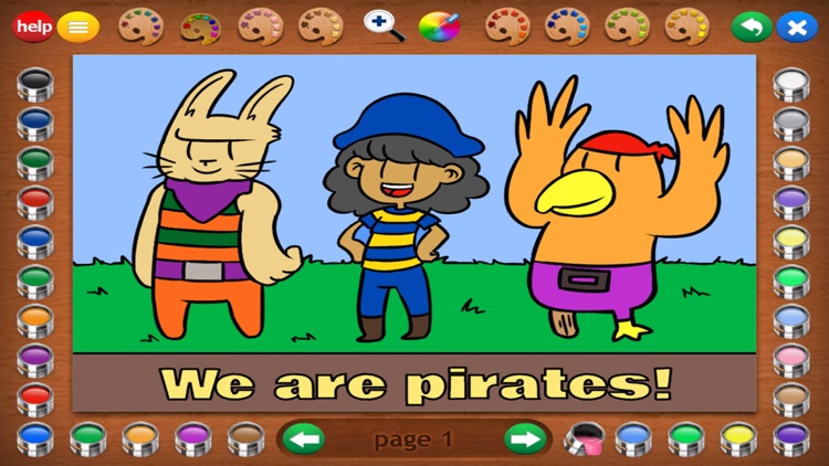 Pirates Coloring Book