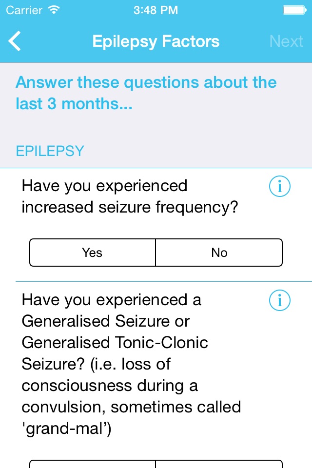 EpSMon - Epilepsy Self Monitor screenshot 2