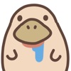 cute platypus sticker