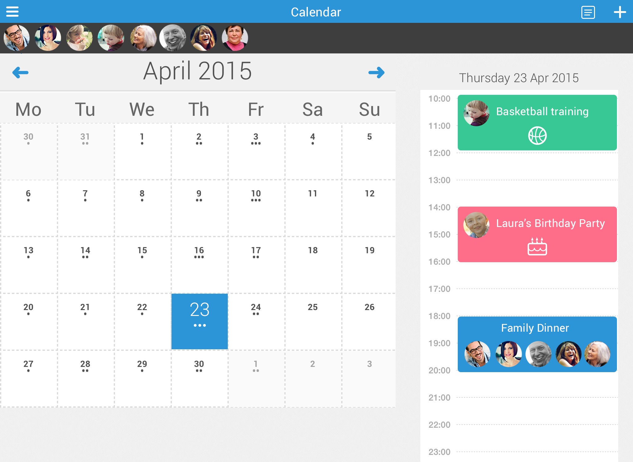 FamilyWall: Family Organizer screenshot 2