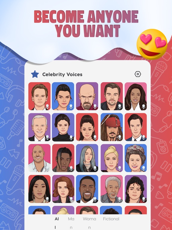 Celebrity Ⓞ AI Voice Changer screenshot 2