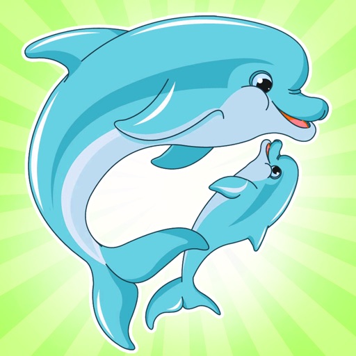 动物世界-智力开发拼图益智小游戏认海洋动物