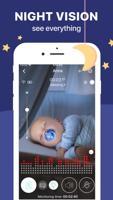 Baby Monitor by Annie - Best Video and Audio Nanny Cam for WiFi, 3G and LTE with Lullabies Screenshot 4