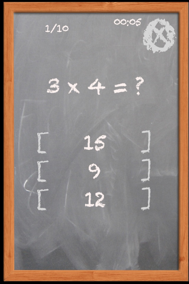 Times Tables Trainer BrainGame screenshot 2