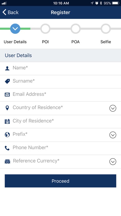 deVere Investment app screenshot 2