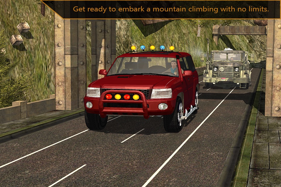 Offroad Jeep mountain climb 3d screenshot 2