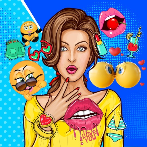 Adults Emoji: Cool & Sensual Icon