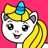 Icon Unicorn Coloring Puzzle Games