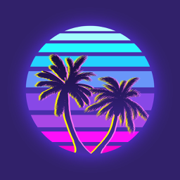 Ícone do app Vaporwave - 1980s Picture Arts