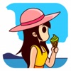 Icon Summer girl - girl games