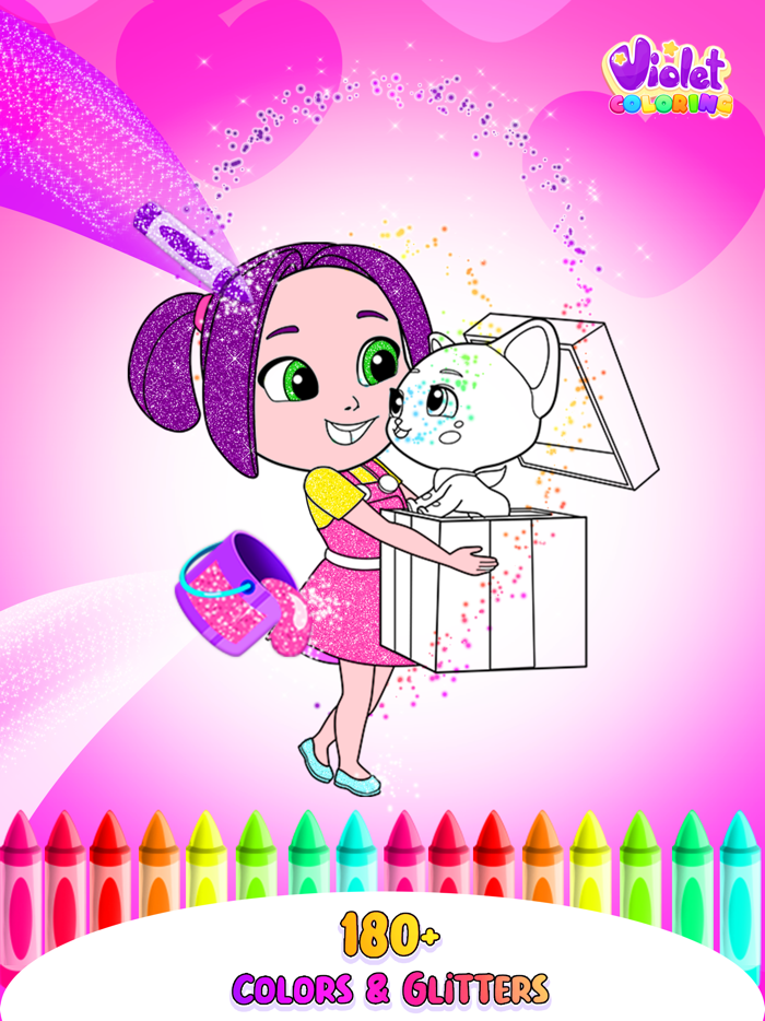 Violet Coloring Book