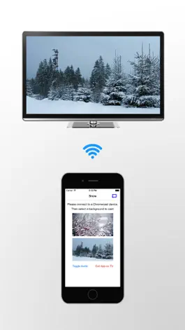 Game screenshot Snowfall on TV for Chromecast mod apk