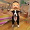 農場のペットの犬のシミュレーターゲーム3Dアイコン