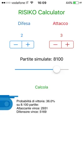 Game screenshot RISIKO Calculator hack