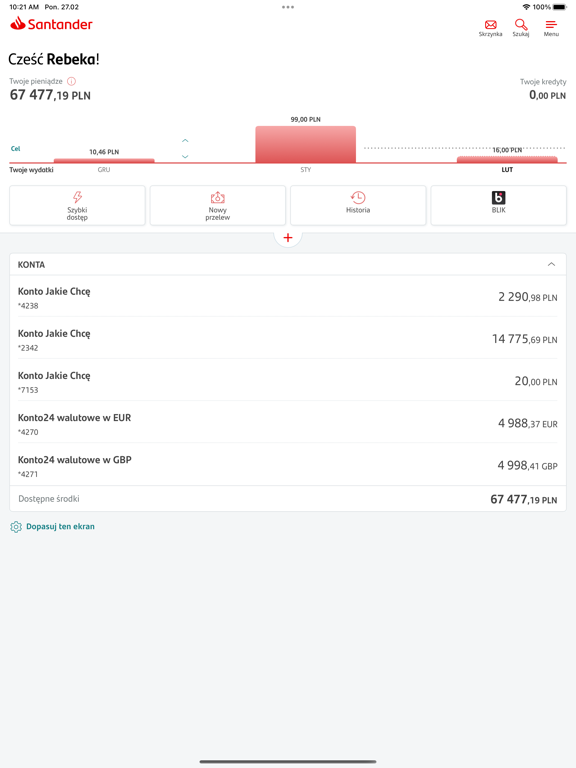 Santander OneApp Polska screenshot 2