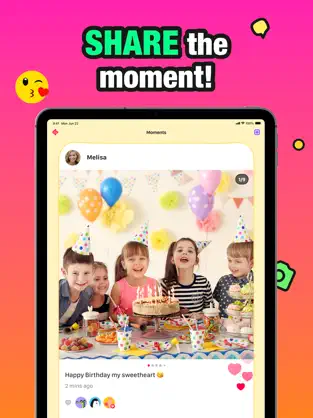 Screenshot 2 JusTalk Messenger Kids iphone