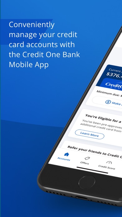 Credit One Bank Mobile iPhone App