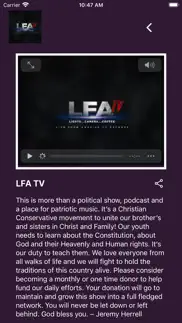 lfa tv network iphone screenshot 3