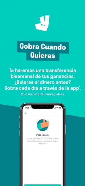 Captura 2 Deliveroo Rider iphone