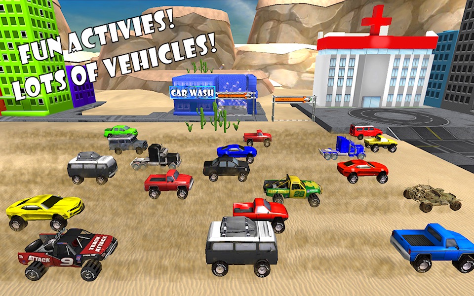 Pickup Truck Race & Offroad! screenshot 2