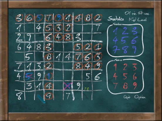 Screenshot #6 pour Sudoku on Chalkboard